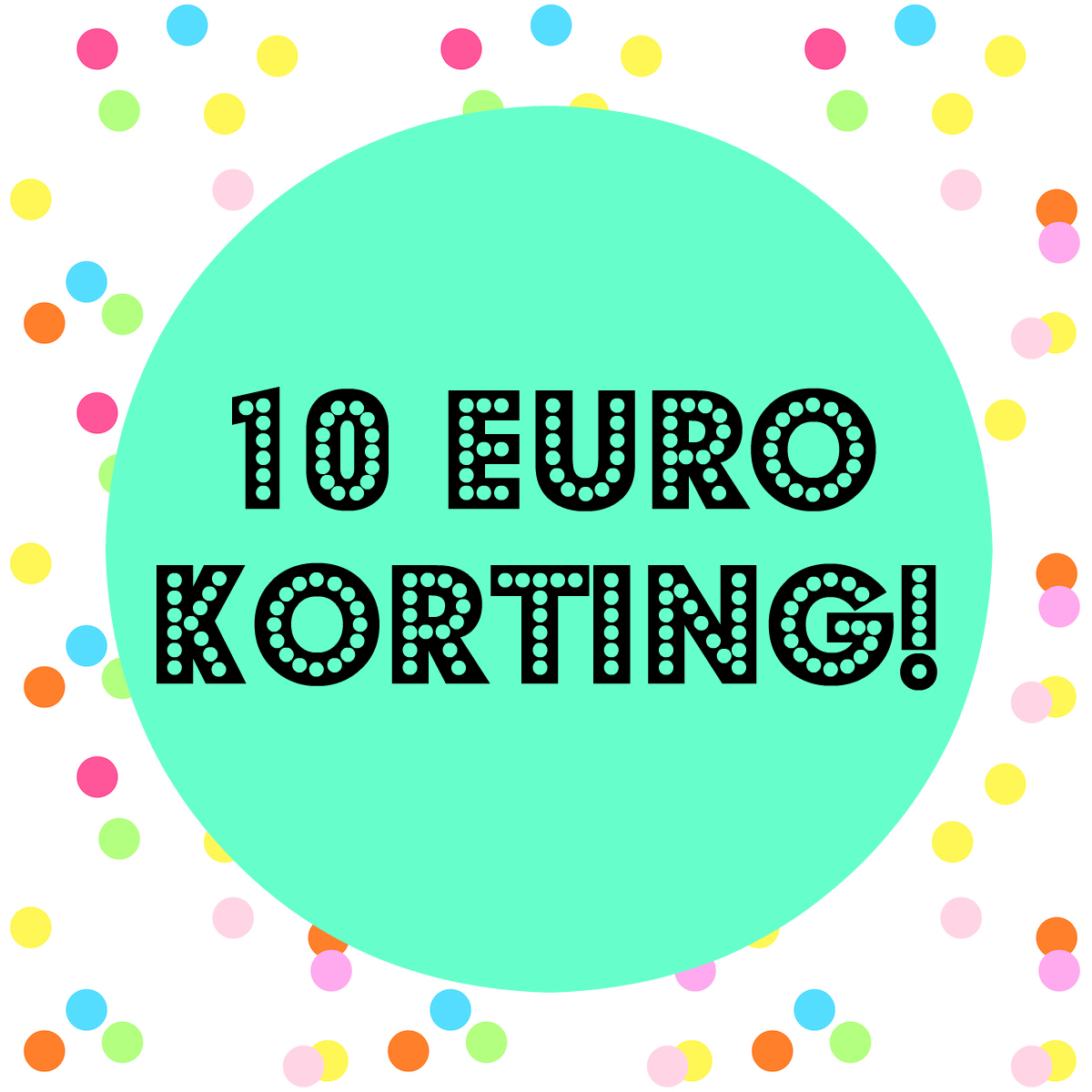 Korting 10 euro